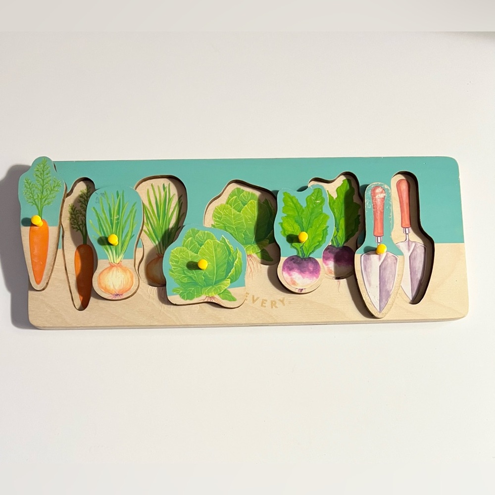 Lovevery garden wooden puzzle